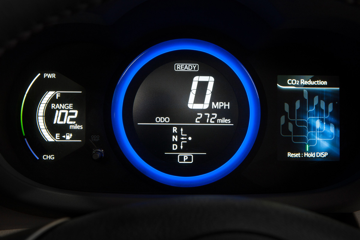 Toyota RAV4 EV dials