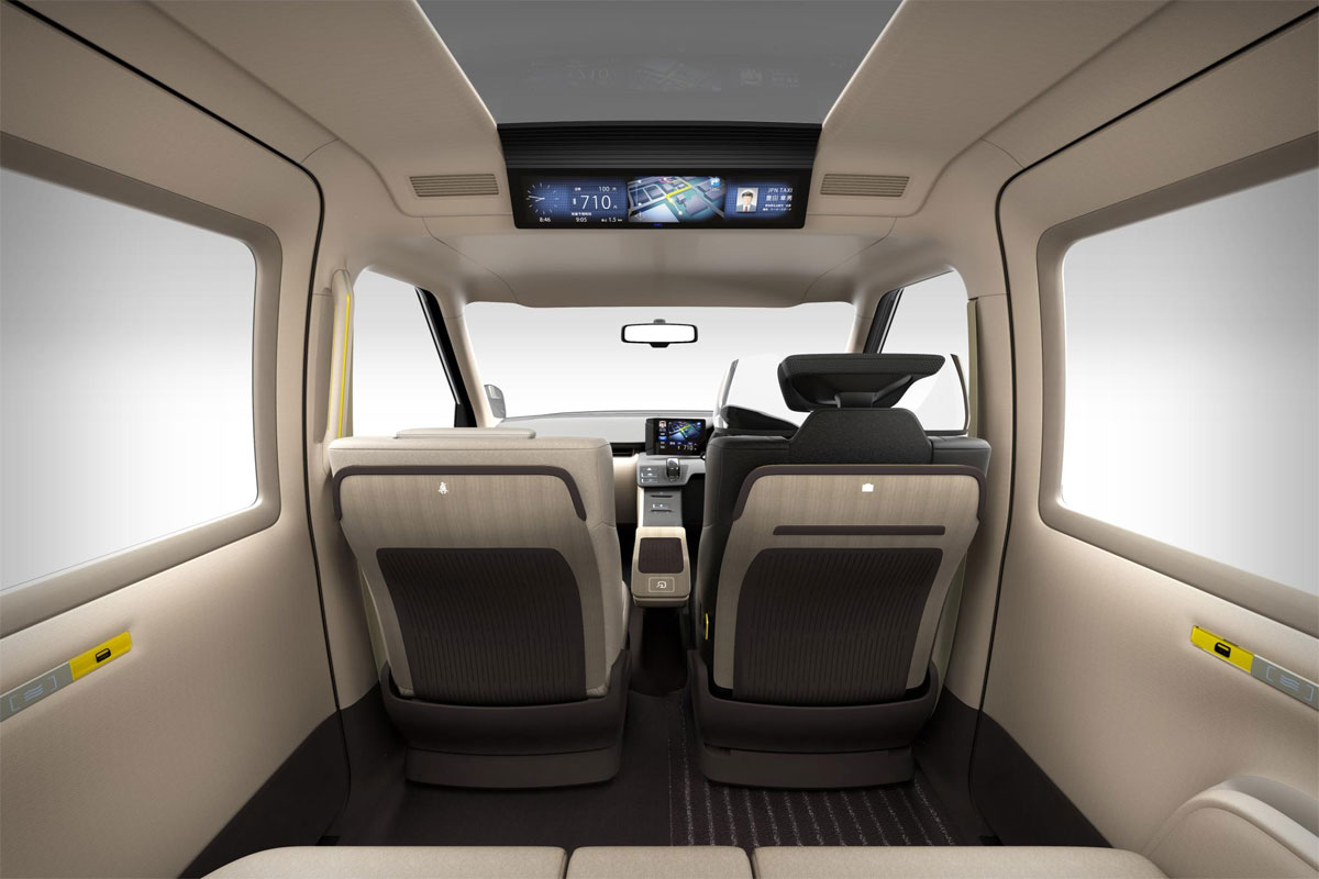 Toyota Taxi interior