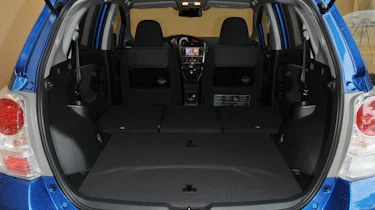 Toyota Verso seats folded