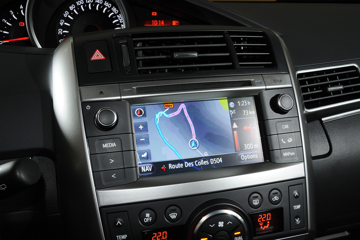 Toyota Verso sat-nav