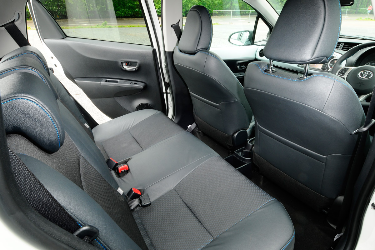 Toyota Yaris Hybrid rear seats