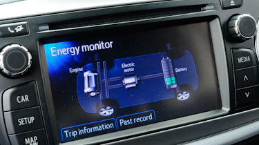 Toyota Yaris Hybrid screen
