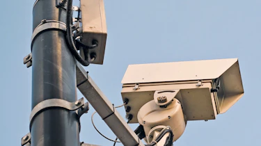 Traffic flow monitoring camera