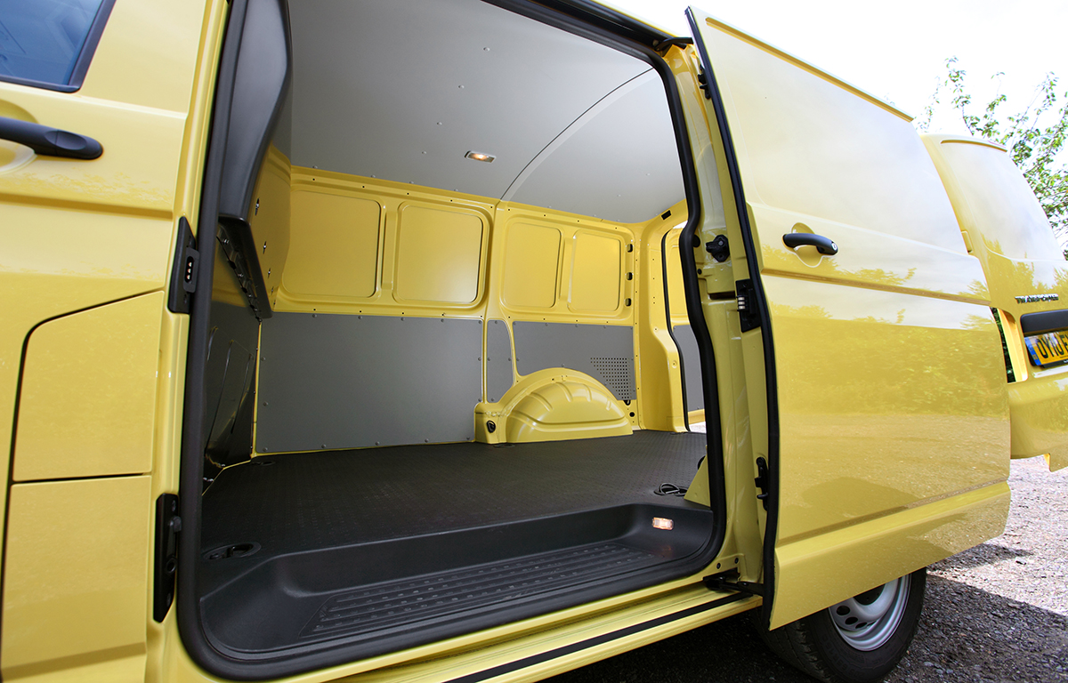 Volkswagen Transporter side door open