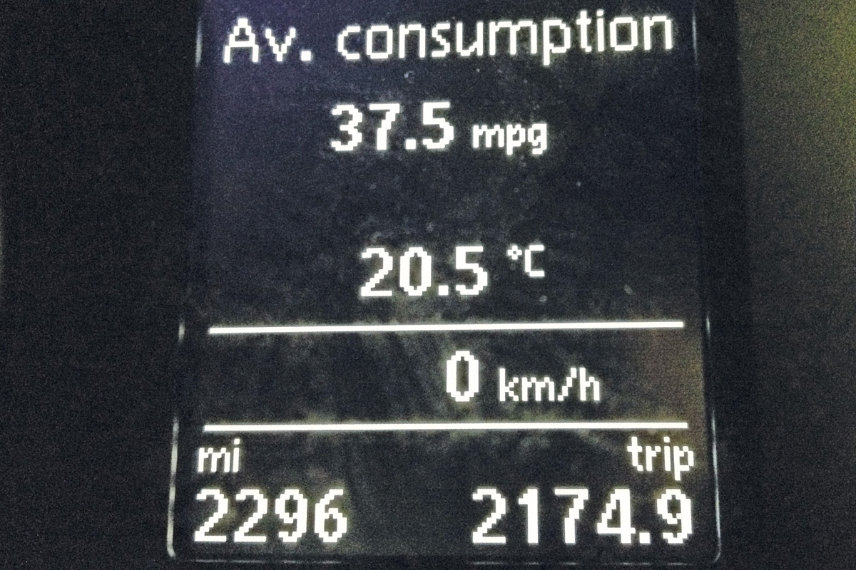 SEAT Alhambra trip computer