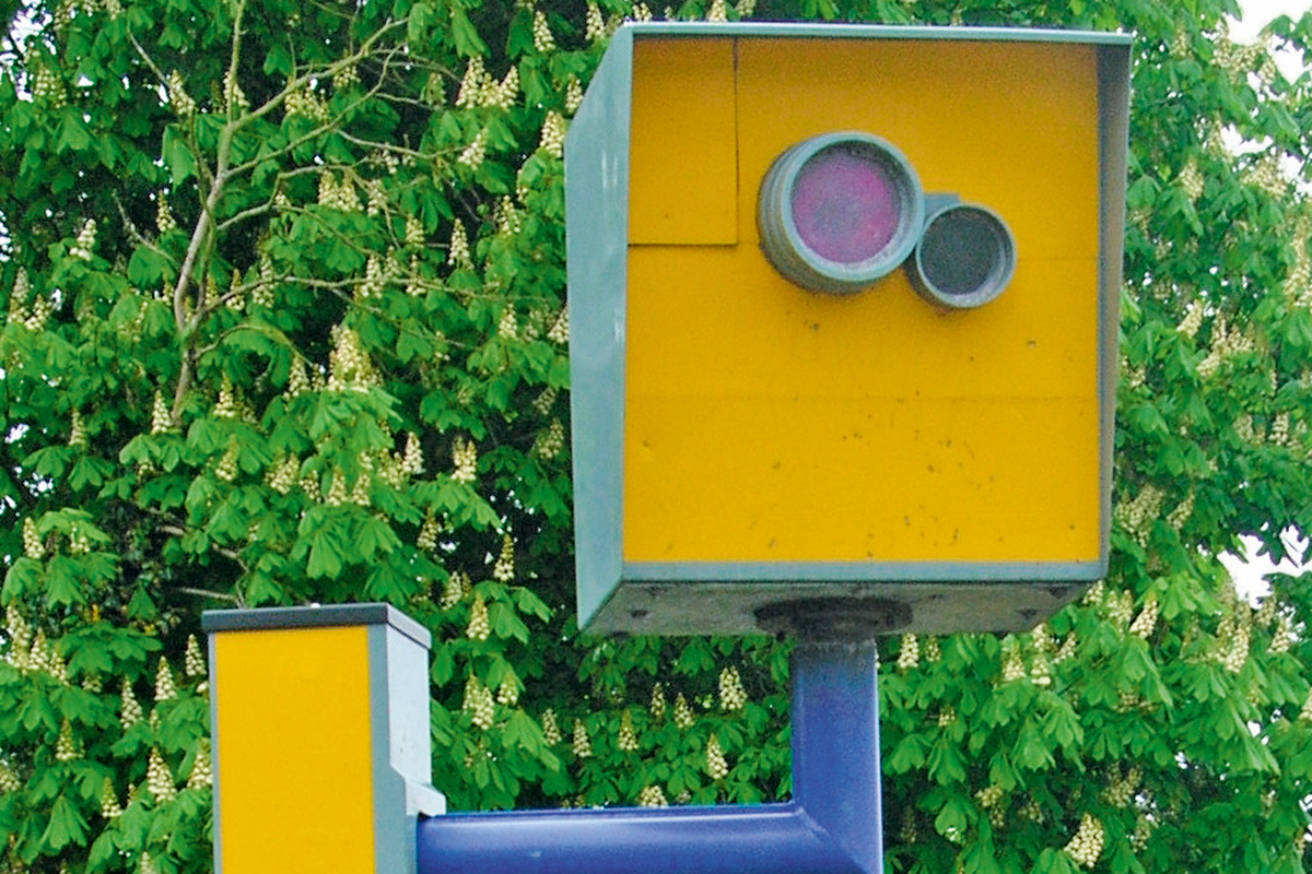 Truvelo digital static speed camera