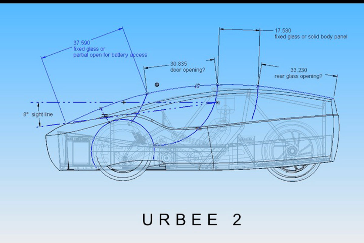 Blueprint of the Urbee 2