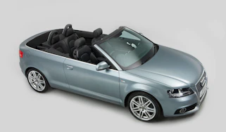 Used Audi A3 roof down
