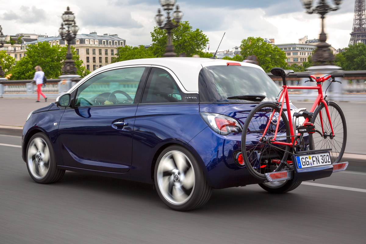 Vauxhall Adam FlexFix bike rack rear