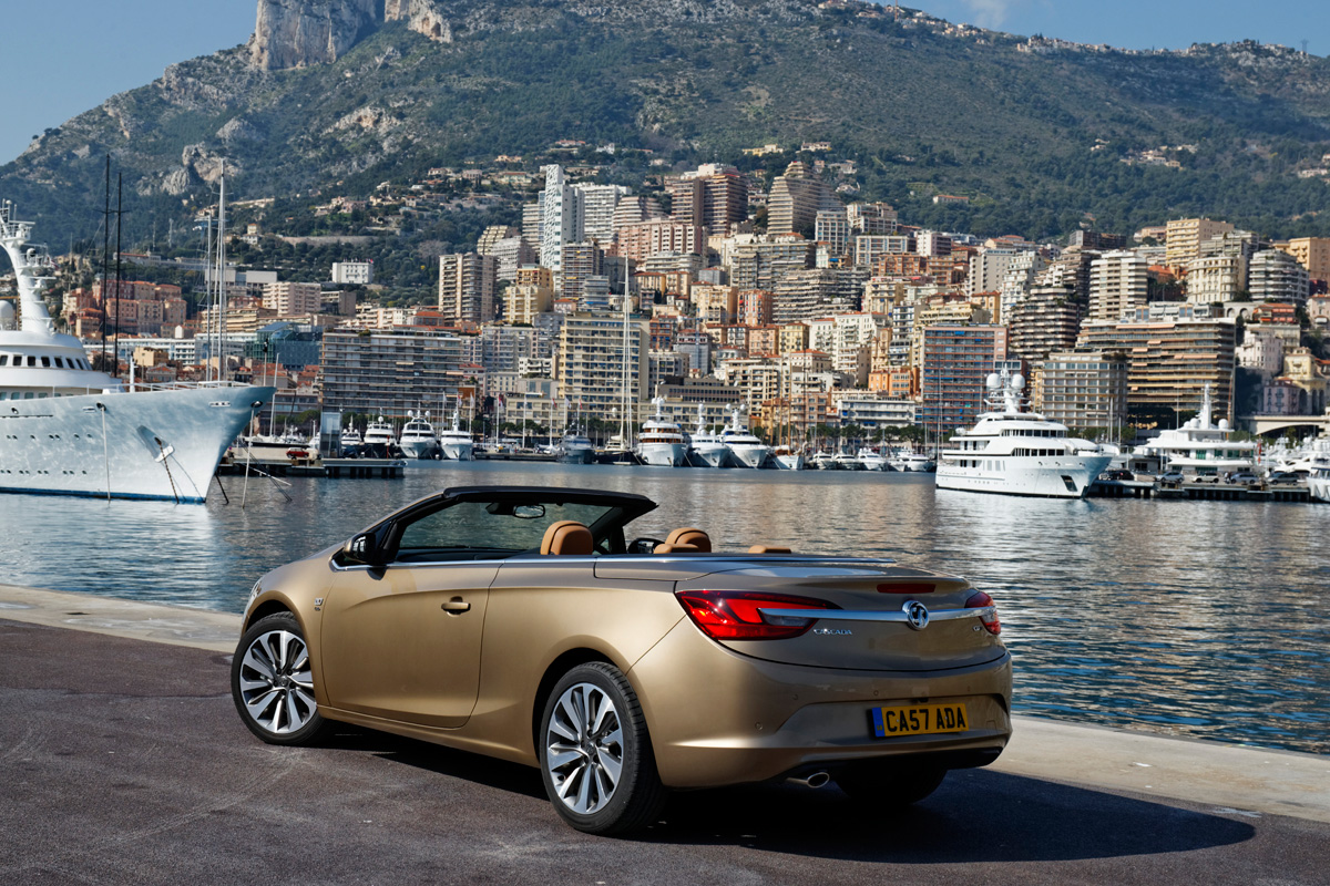 Vauxhall Cascada rear three-quarters