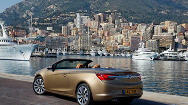 Vauxhall Cascada rear three-quarters