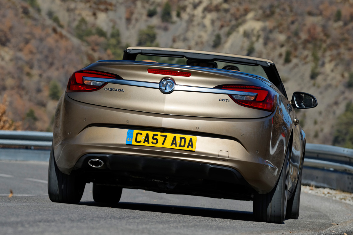 Vauxhall Cascada rear cornering