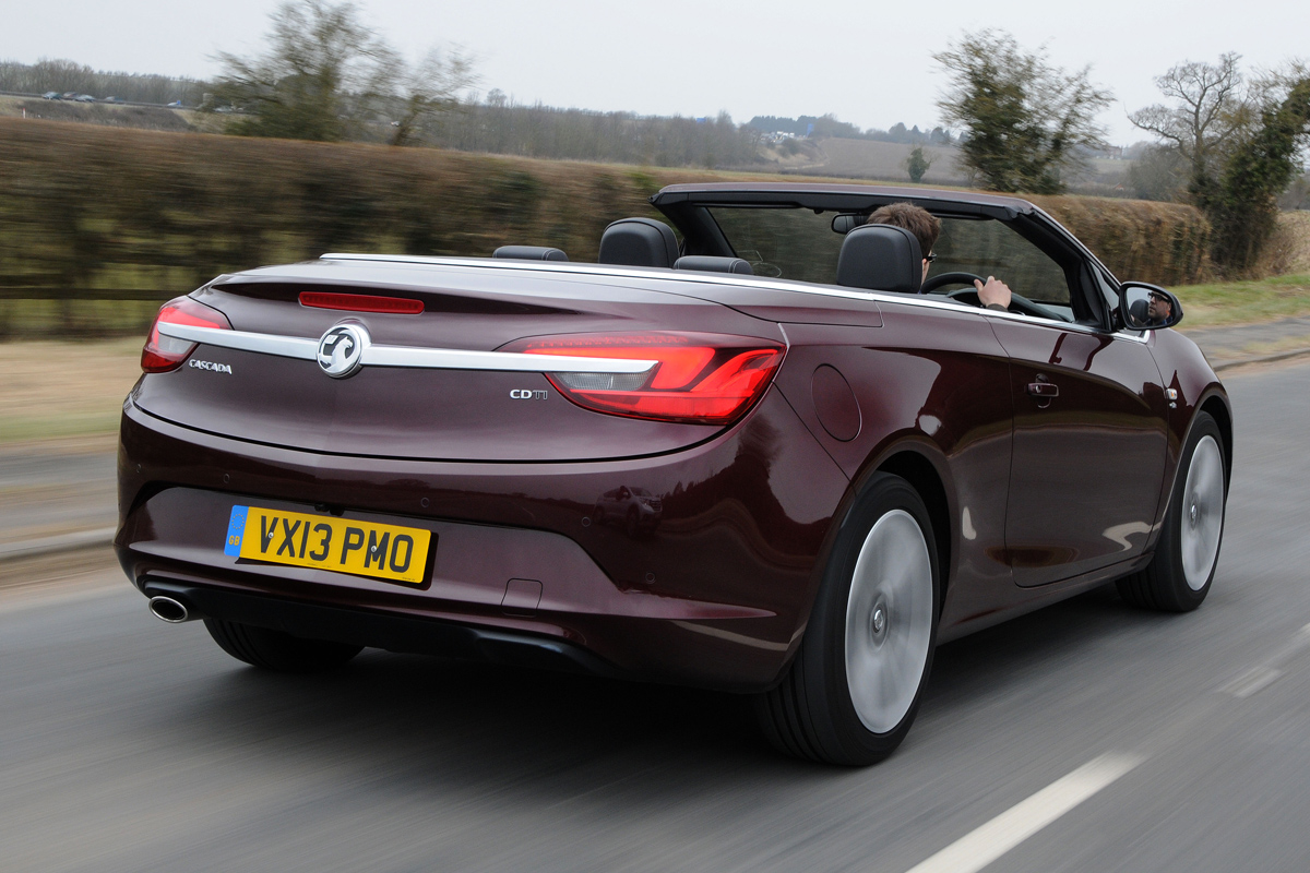 Vauxhall Cascada 2.0 CDTi rear tracking