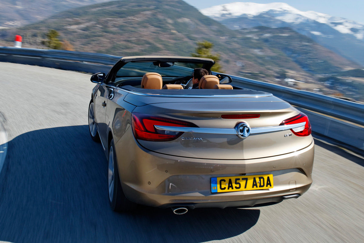 Vauxhall Cascada rear cornering