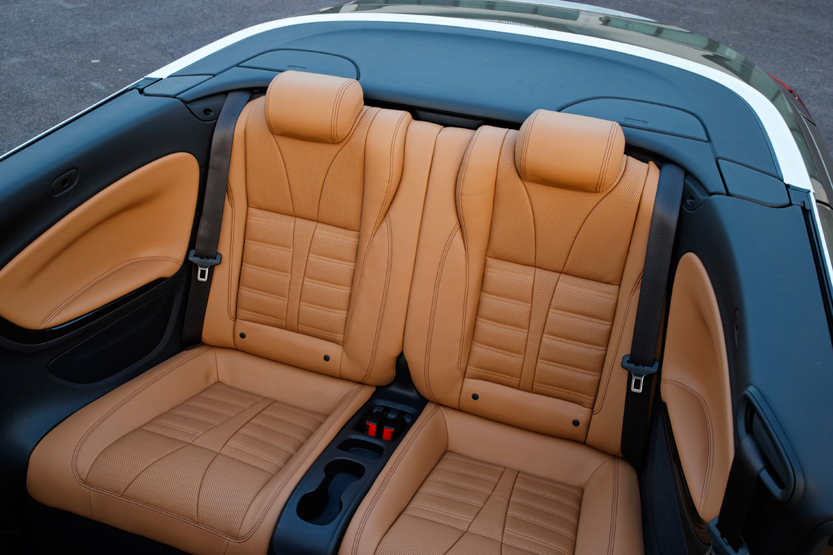 Vauxhall Cascada rear seats