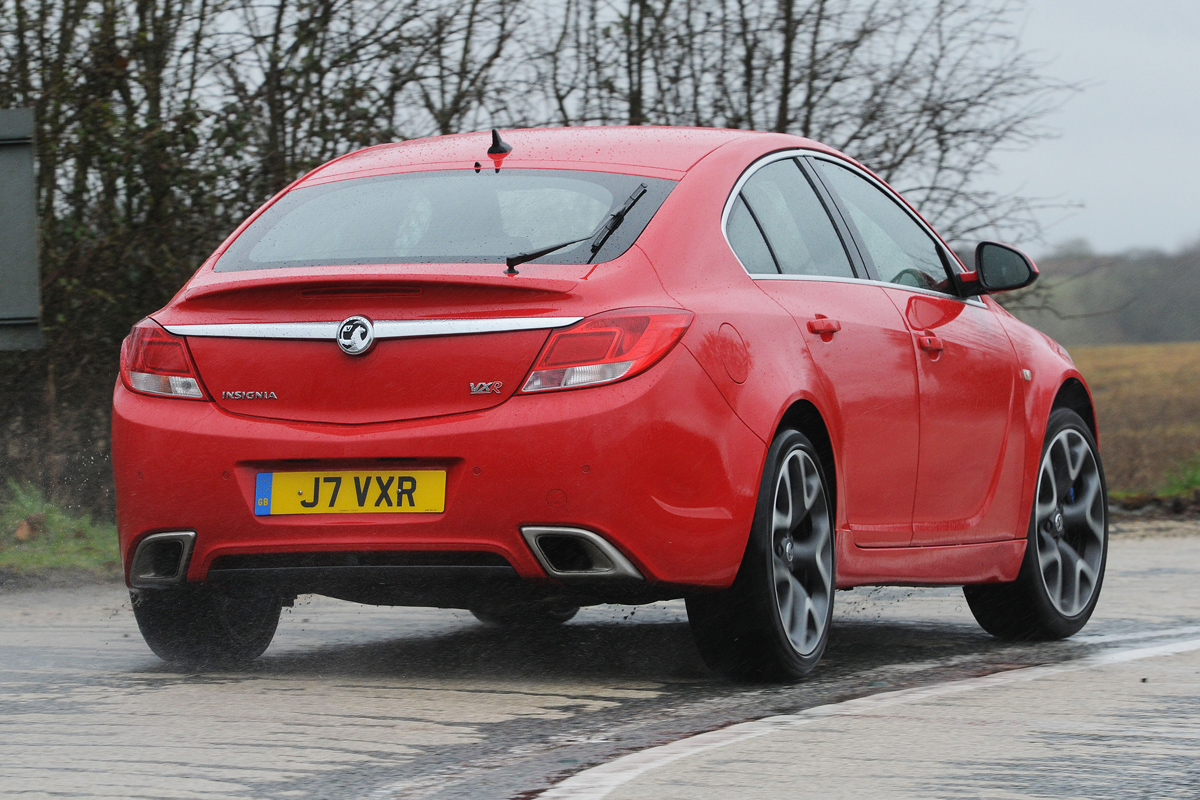 Vauxhall Insignia VXR SuperSport rear cornering