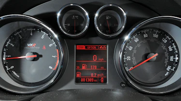 Vauxhall Insignia VXR SuperSport dials