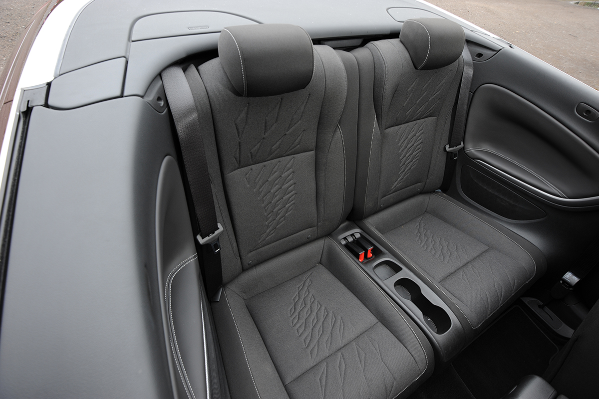 Vauxhall Cascada rear seats