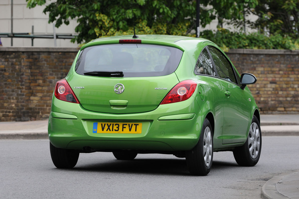 Vauxhall Corsa ecoFLEX rear action