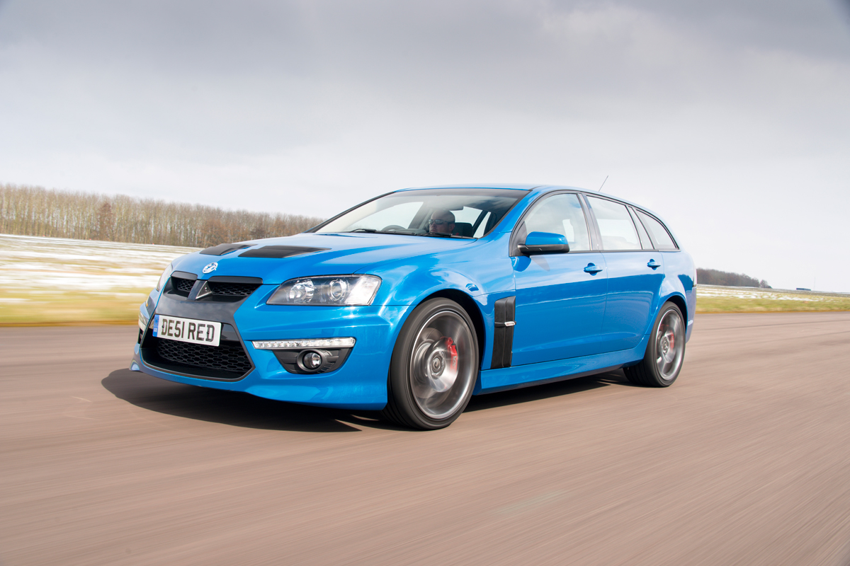 Vauxhall VXR8 Tourer front action