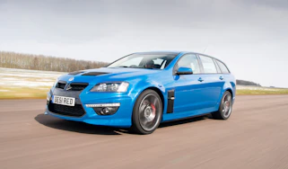 Vauxhall VXR8 Tourer front action