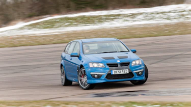 Vauxhall VXR8 Tourer driving
