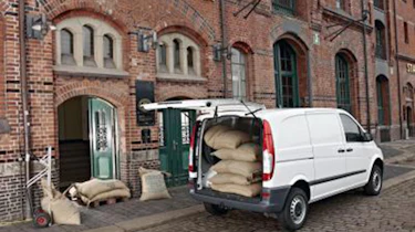 Mercedes Vito rear with door open