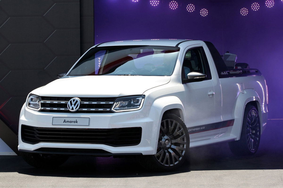 VW Amarok Power-Pickup front live