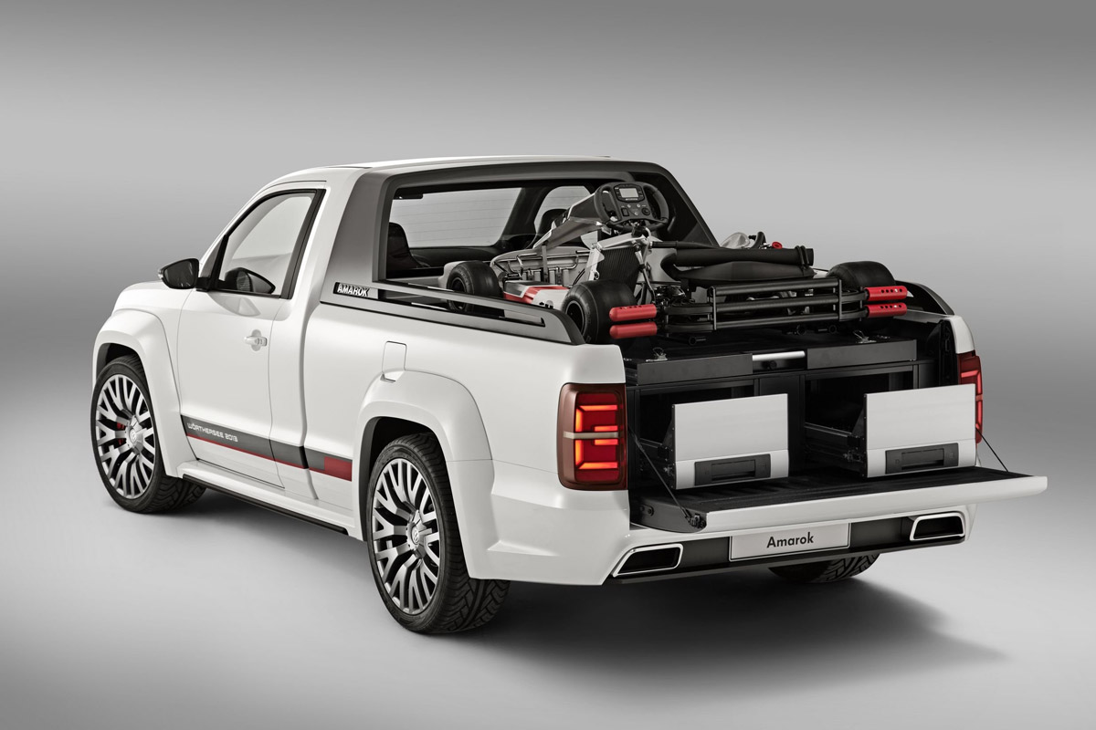 VW Amarok Power-Pickup rear tailgate down