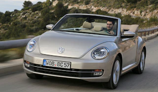 VW Beetle Cabriolet 1.4 TSI front tracking