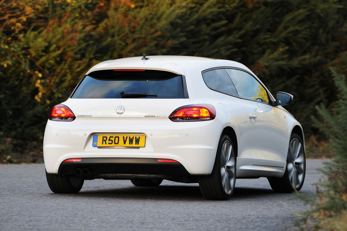 Volkswagen Scirocco R Line rear cornering