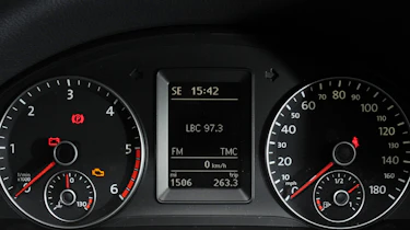 Volkswagen Scirocco R Line dials detail