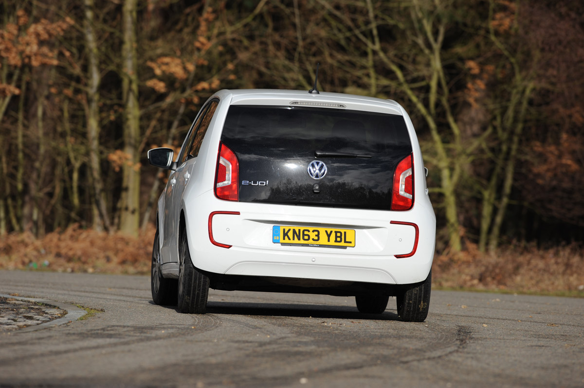Volkswagen e-up rear action