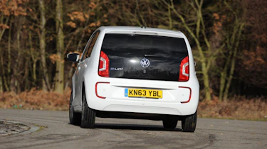 Volkswagen e-up rear action