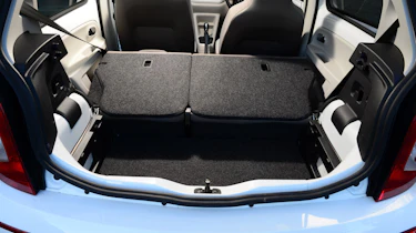 Volkswagen e-up seats down