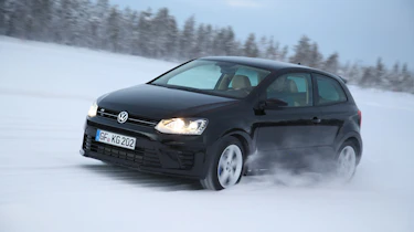 Volkswagen Polo R black front