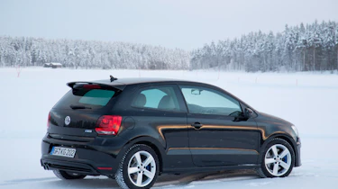 Volkswagen Polo R black static rear