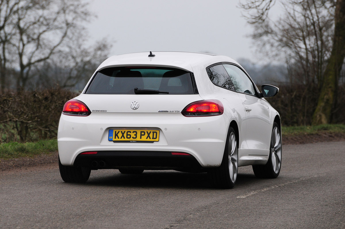 Volkswagen Scirocco GT TDI rear action