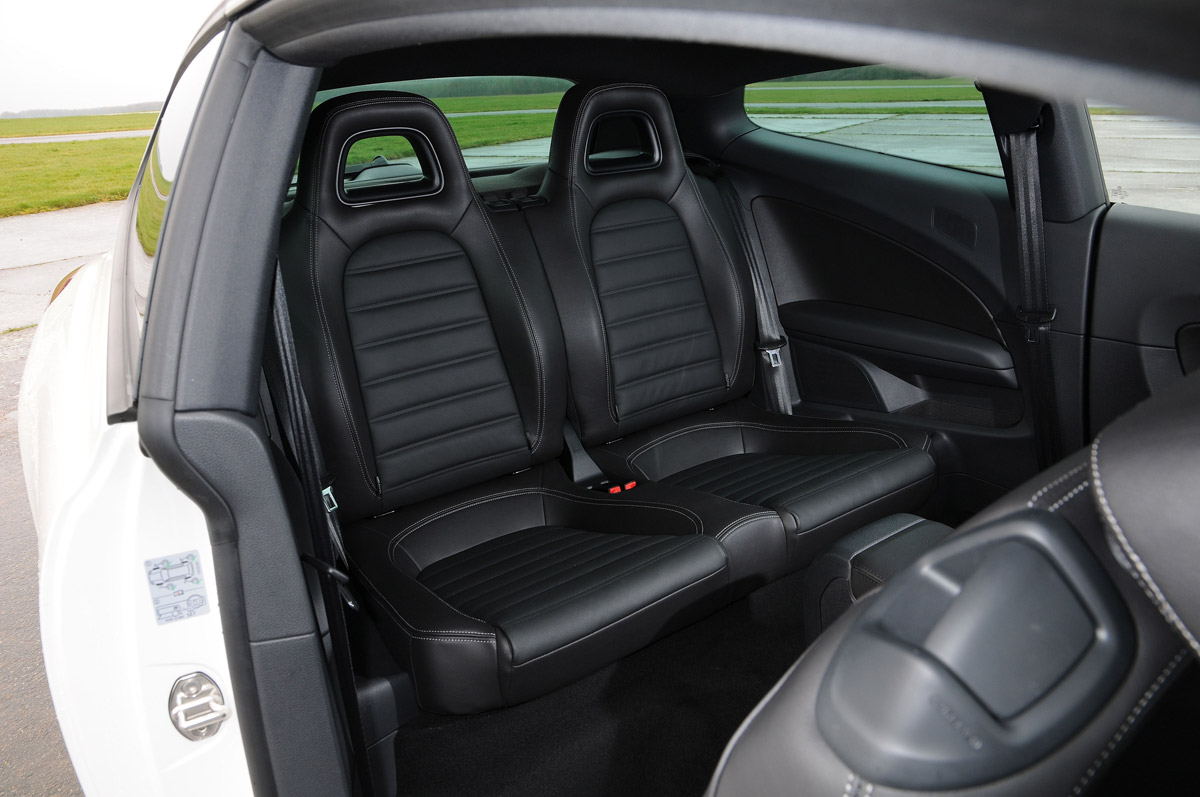 Volkswagen Scirocco GT TDI rear seats