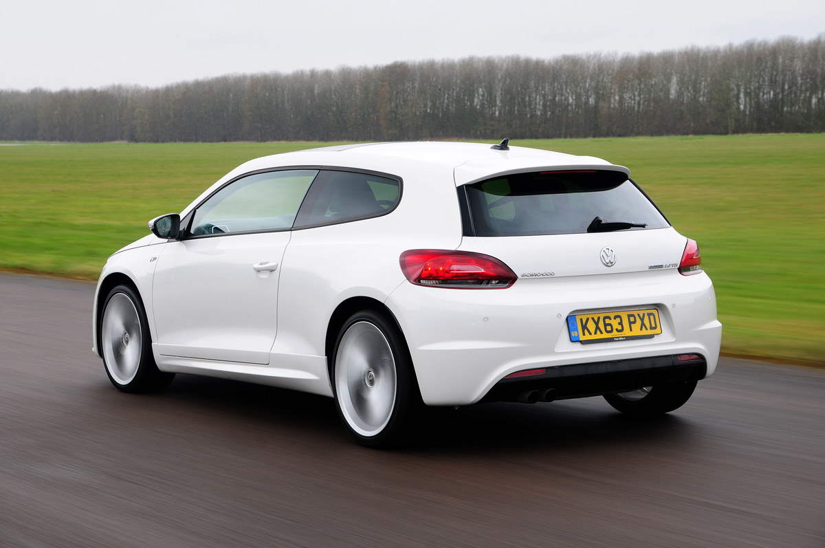 Volkswagen Scirocco GT TDI rear tracking
