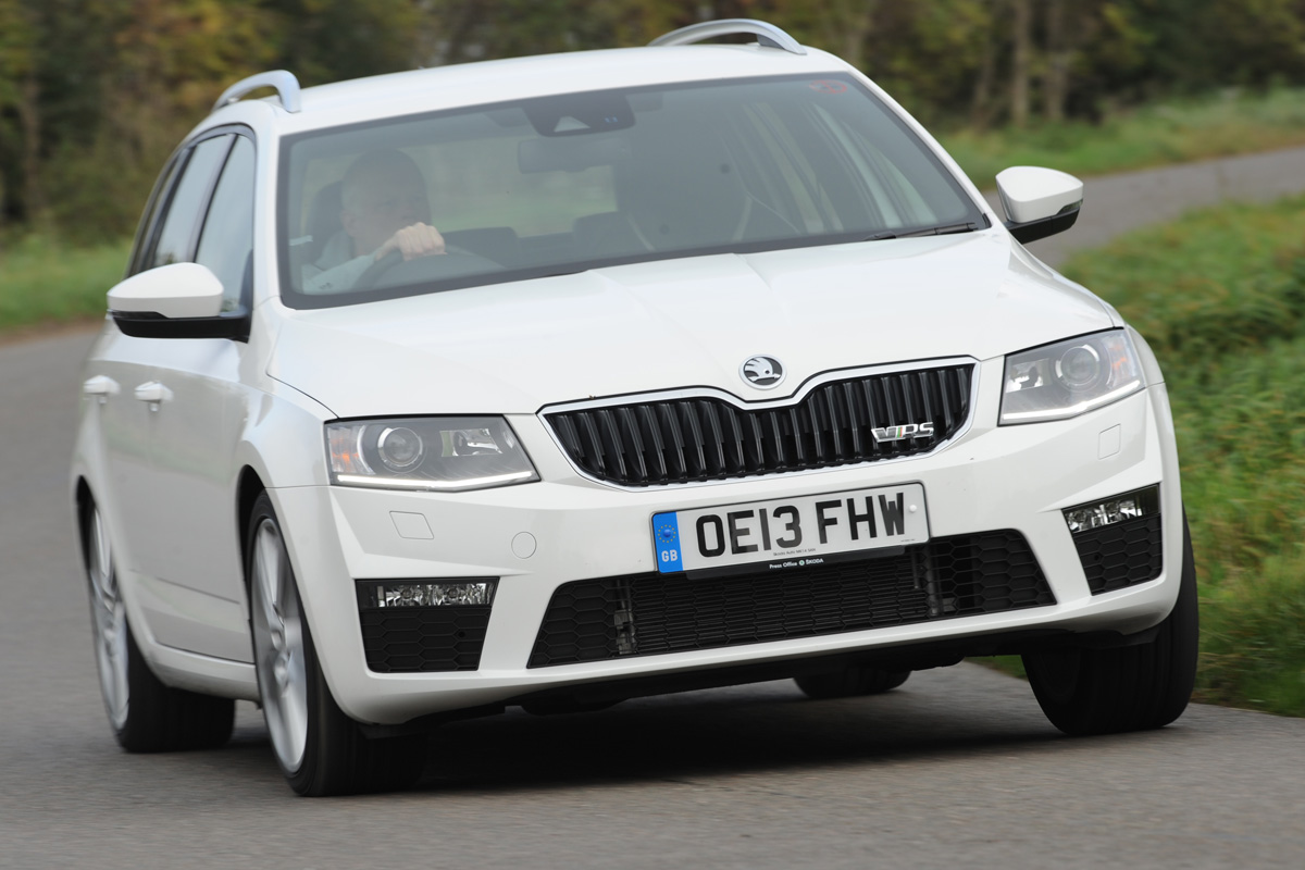 Skoda Octavia vRS action