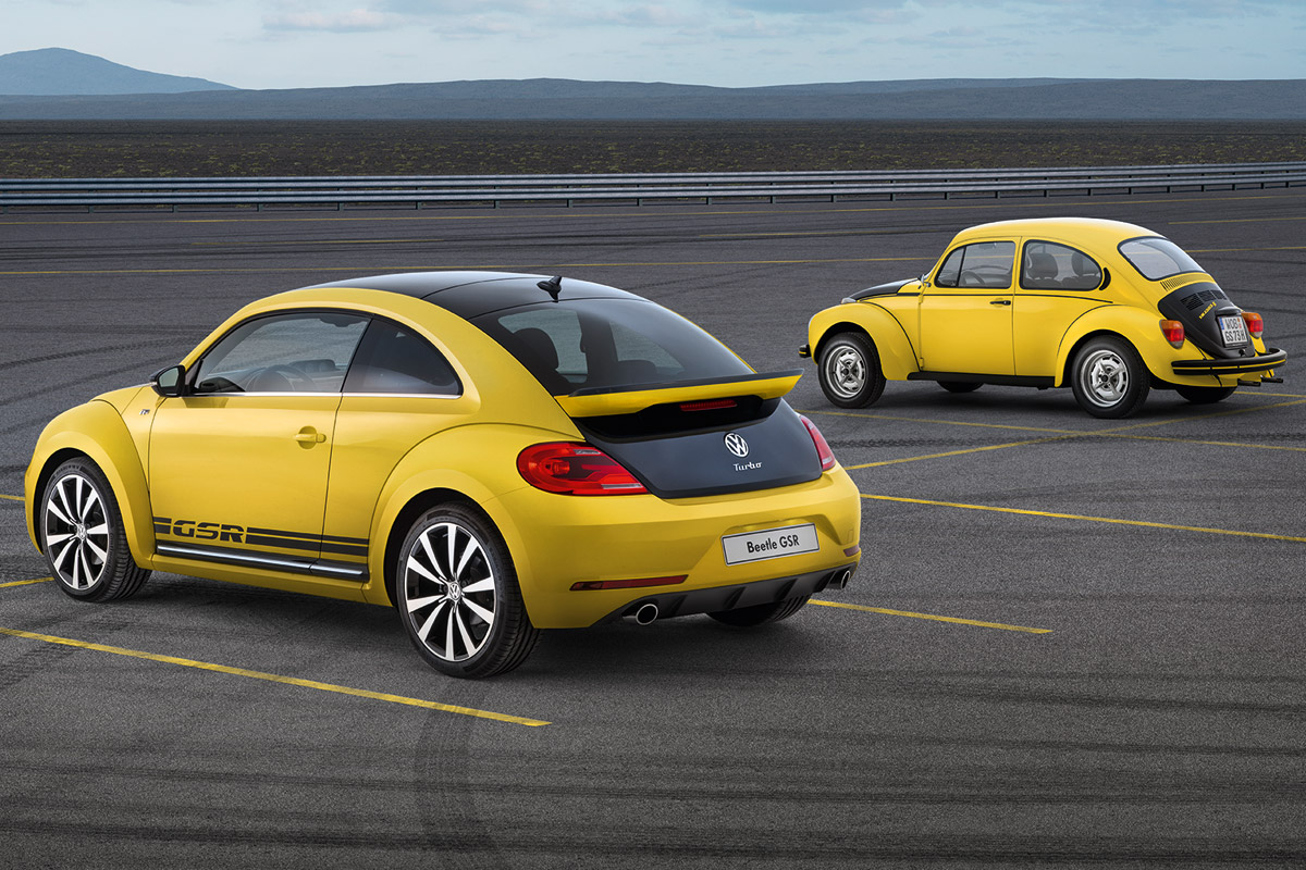 VW Beetle GSR rear with 1973 Beetle GSR