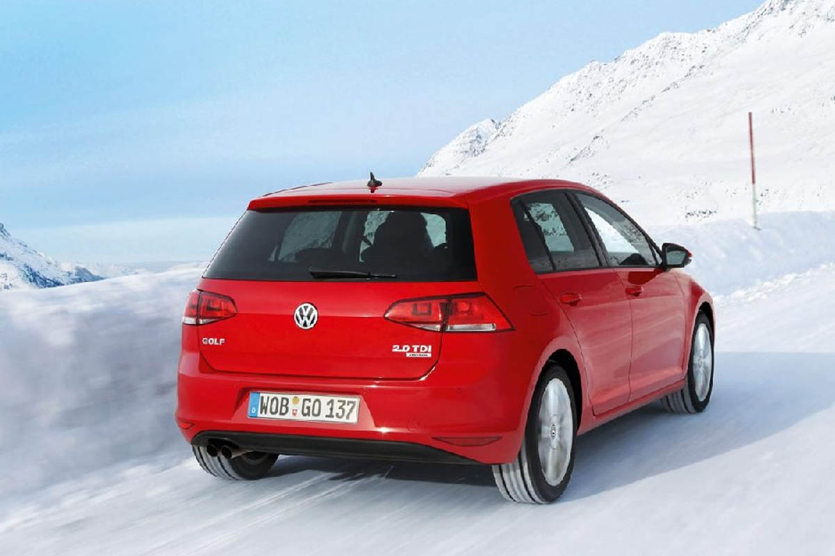 VW Golf 4Motion rear tracking