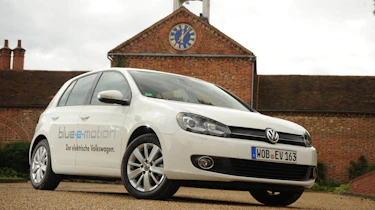 VW Golf Blue-e-motion static