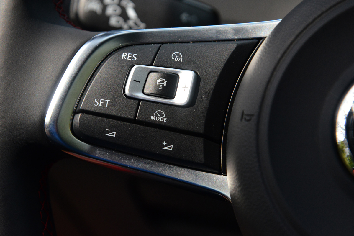 VW Golf GTI Performance Pack steering wheel