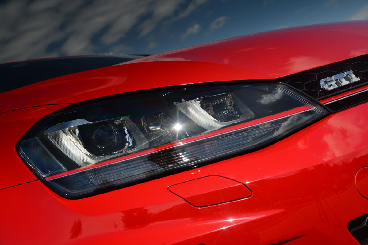 Volkswagen Golf GTI headlights