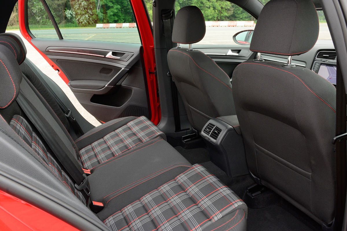 VW Golf GTI Performance Pack rear seats