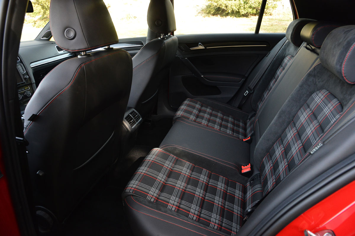 Volkswagen Golf GTI rear seats