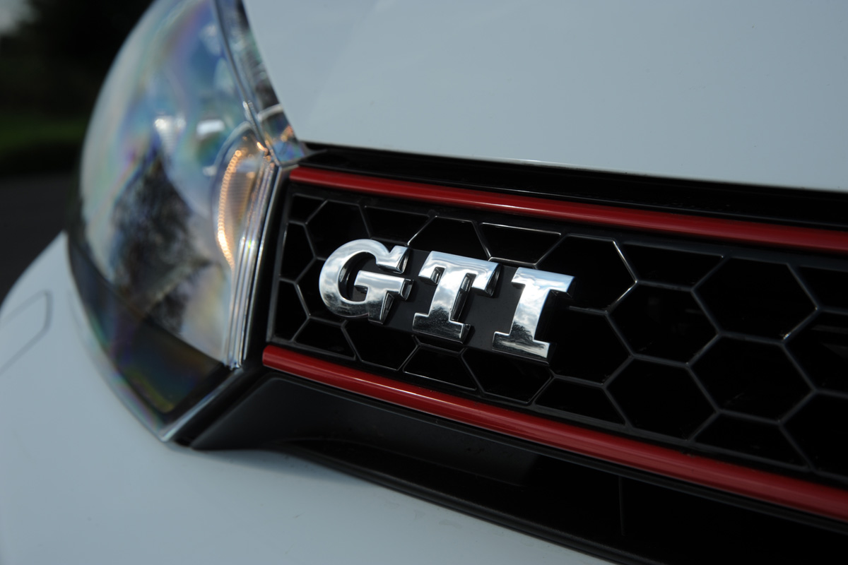 VW Golf GTI Cabriolet badge