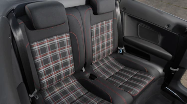 VW Golf GTI Cabriolet rear seats